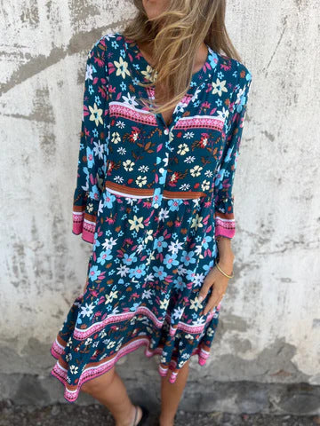 Amelia | Letnia Sukienka w Kwiaty