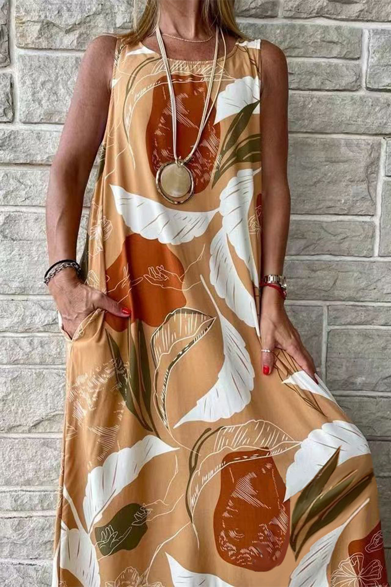 Lena | Letnia Sukienka Boho w Kwiaty