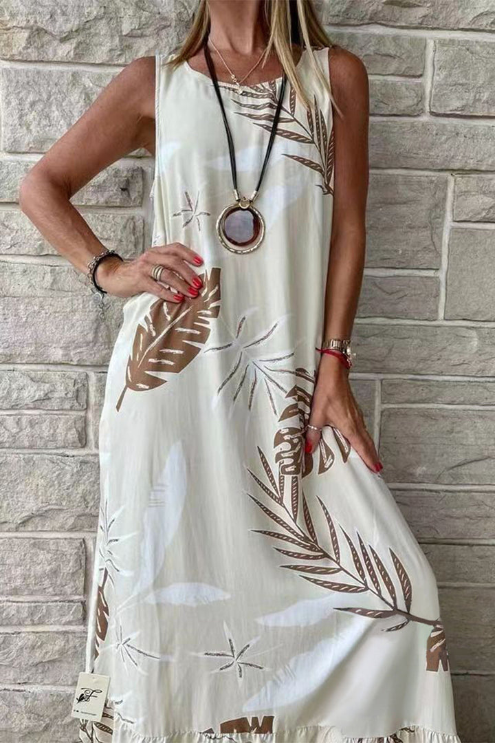 Lena | Letnia Sukienka Boho w Kwiaty