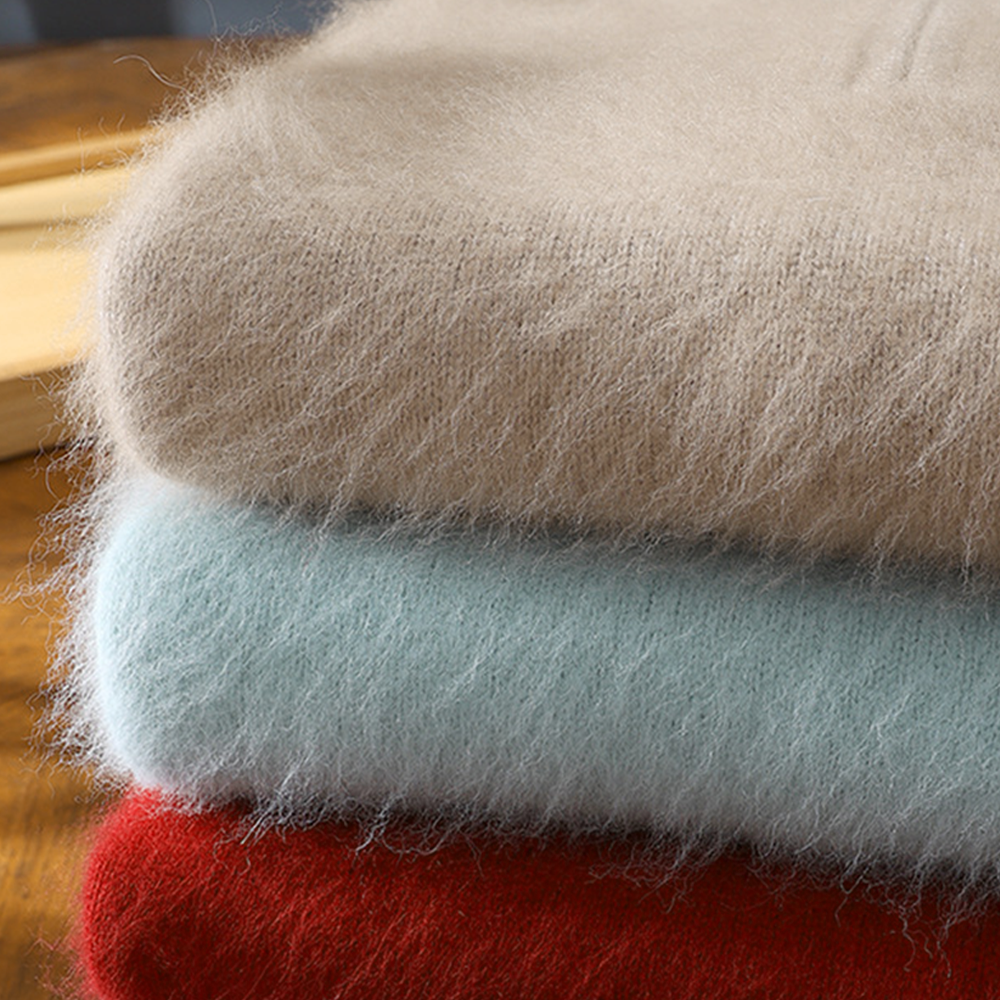 Męski sweter z wełny i kaszmiru – zamek pod szyją, ciepły i elegancki pulower z półgolfem
