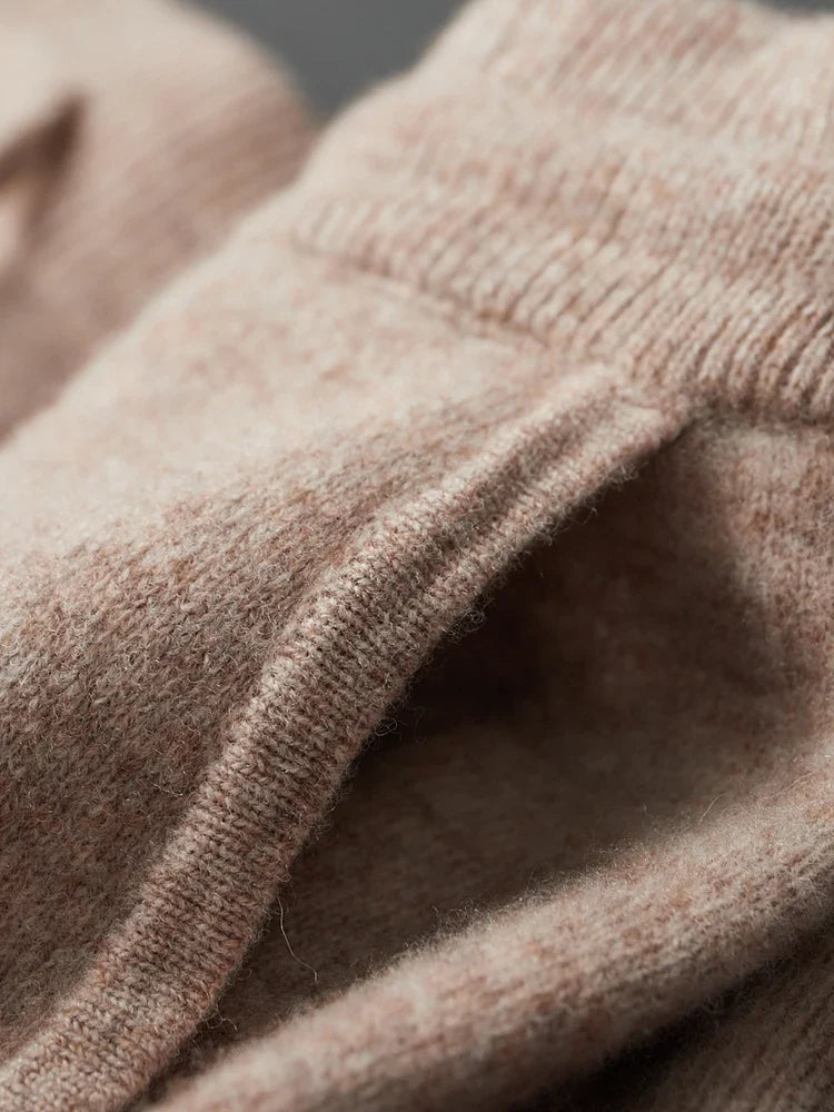 Luksusowe spodnie męskie z australijskiej wełny merino – 100% merino premium