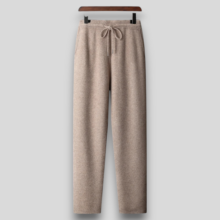 Luksusowe spodnie męskie z australijskiej wełny merino – 100% merino premium