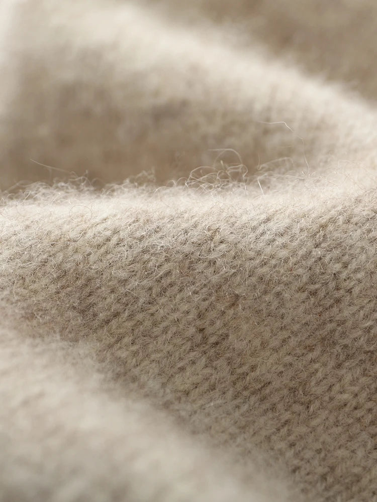 Męski sweter rozpinany z wełny merino – 100% australijska wełna, elegancki kardigan z zamkiem