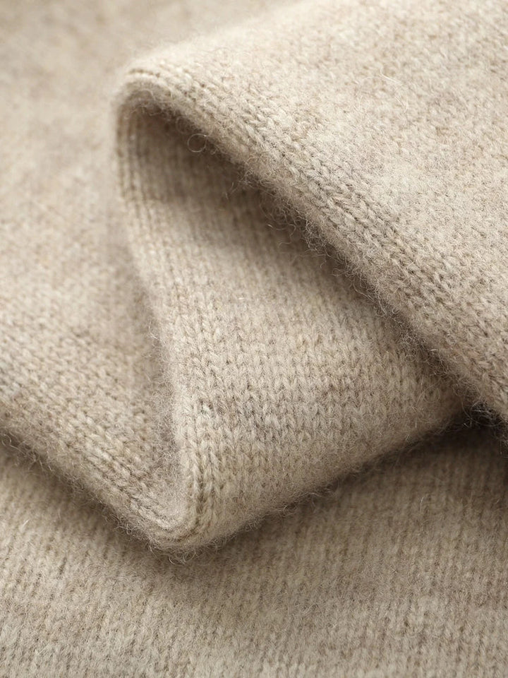 Męski sweter rozpinany z wełny merino – 100% australijska wełna, elegancki kardigan z zamkiem