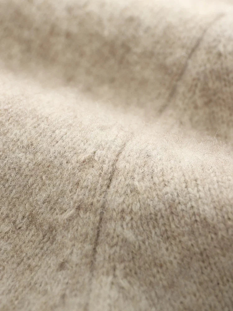 Męski sweter rozpinany z wełny merino – 100% australijska wełna, elegancki kardigan z zamkiem