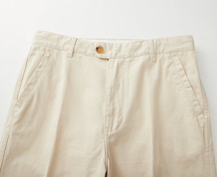 Męskie bawełniane spodnie chino slim fit z kieszeniami
