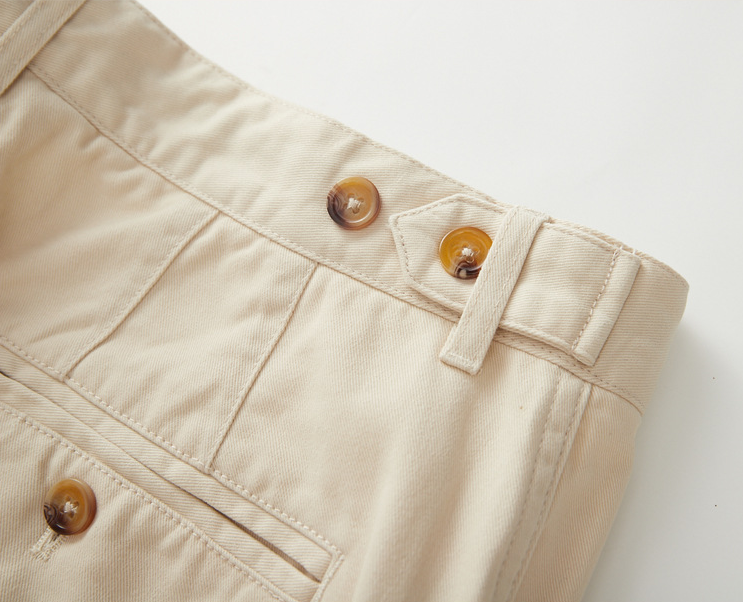 Męskie bawełniane spodnie chino slim fit z kieszeniami